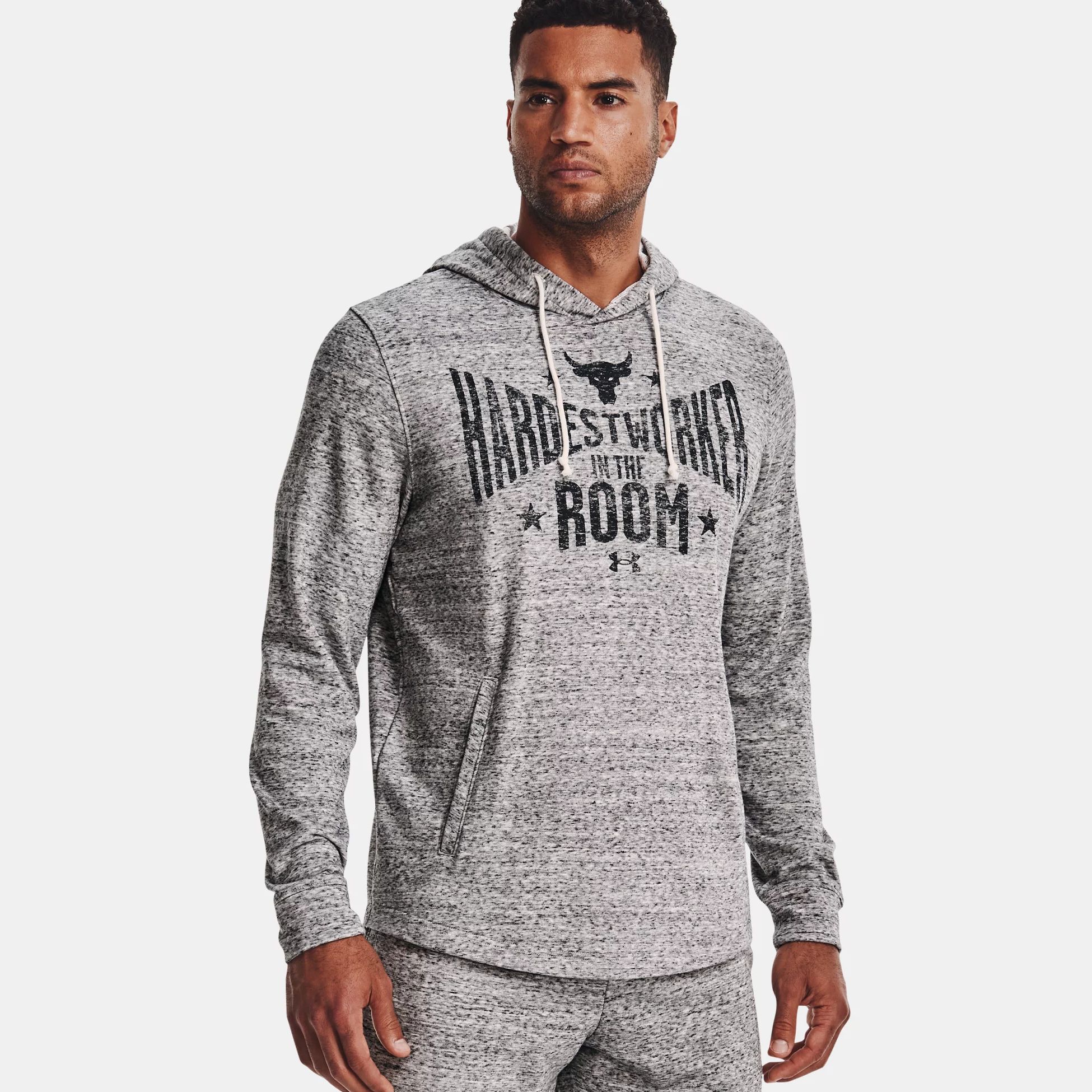 Hanorace & Pulovere -  under armour Project Rock Terry Hoodie